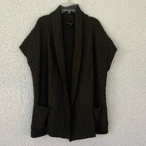 Lafayette 148 New York Dark olive green wool Cardigan size S